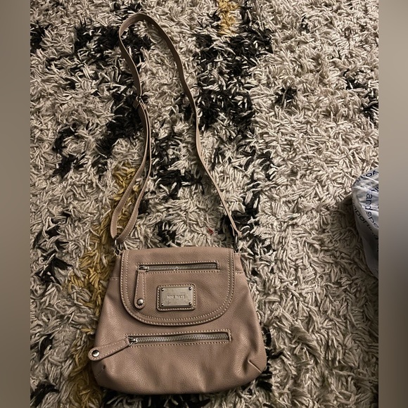 Nine West Crossbody Bag Taupe NWOT - Picture 1 of 6